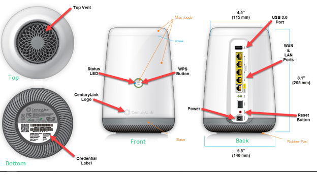 Axon C4000 Modem User Guide | Brightspeed